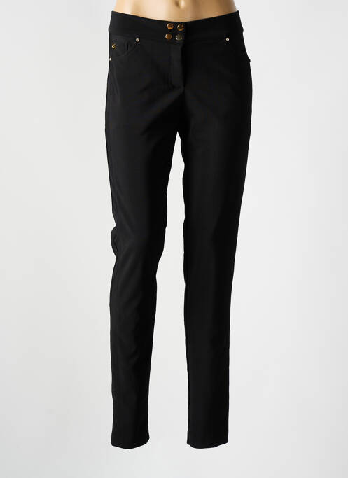 Pantalon slim talie joasă talie joasă negru SALLY NEW YORK femme