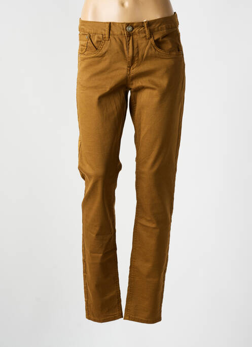 Blugi cu croială slim galben CREAM femeie