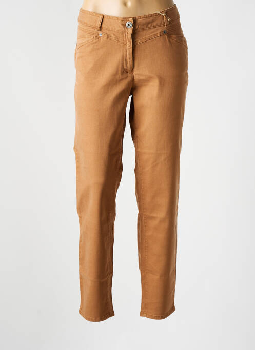 Blugi cu croială slim maro MAT DE MISAINE femeie
