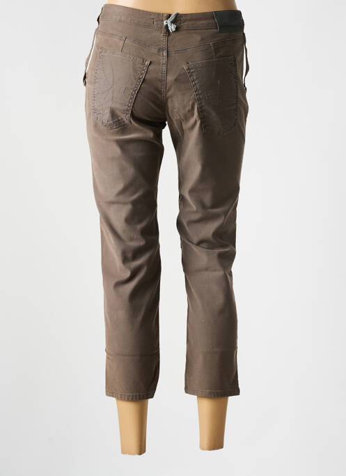 Pantalon trei sferturi elasticitate mărime normală maro MES SOEURS ET MOI femme