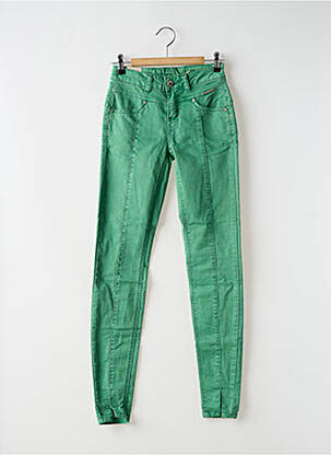 Pantalon talie înaltă talie înaltă verde CREAM femeie
