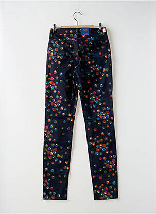 Pantalon slim țesătură poplin mărime normală albastru TRUSSARDI JEANS femeie