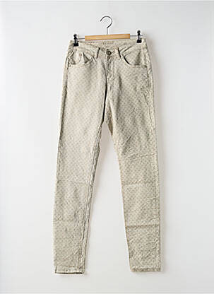 Pantalon slim bej CREAM femeie