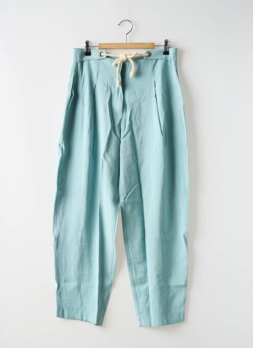 Pantalon larg albastru LA FEE MARABOUTEE femeie