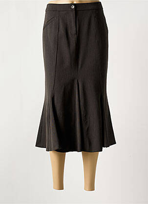 Fustă midi maro SYM femeie