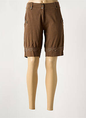 Bermudă maro MAIS IL EST OU LE SOLEIL femeie