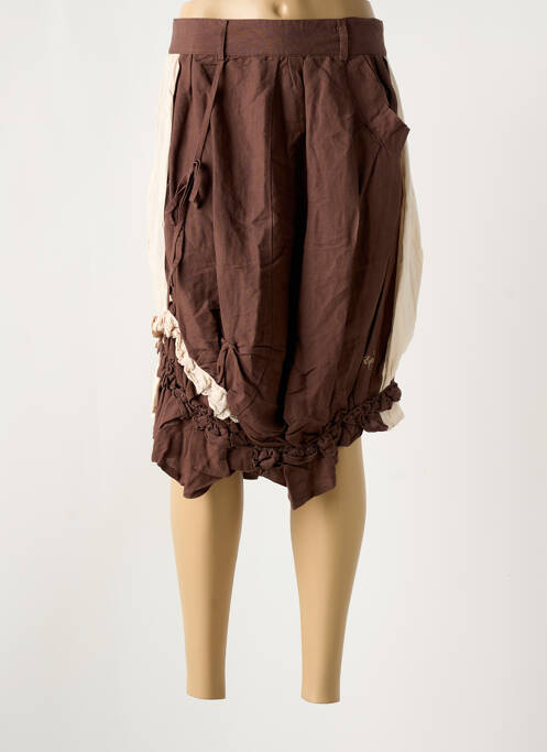 Fustă scurtă maro LOLA ESPELETA femeie