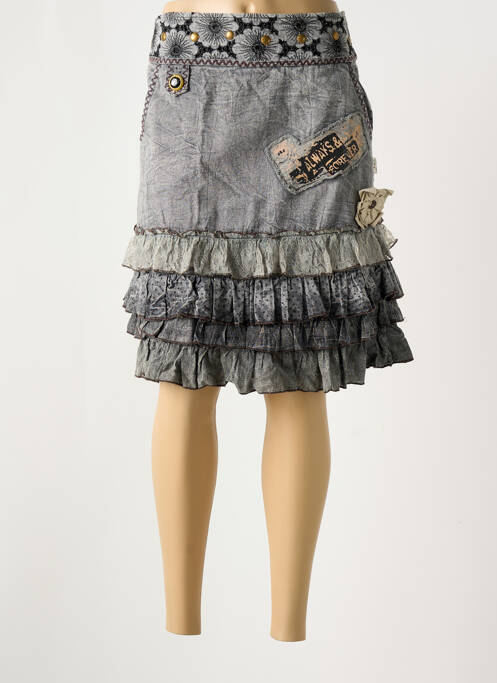 Fustă midi gri SAVAGE CULTURE femeie