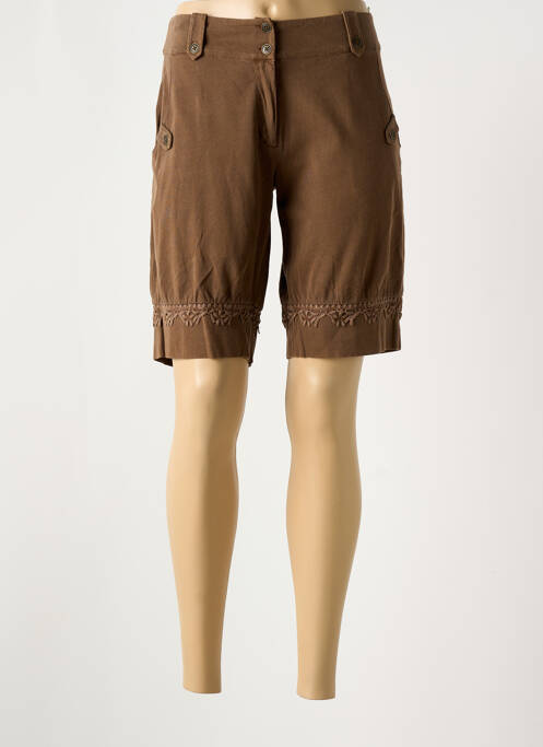Bermudă maro MAIS IL EST OU LE SOLEIL femeie