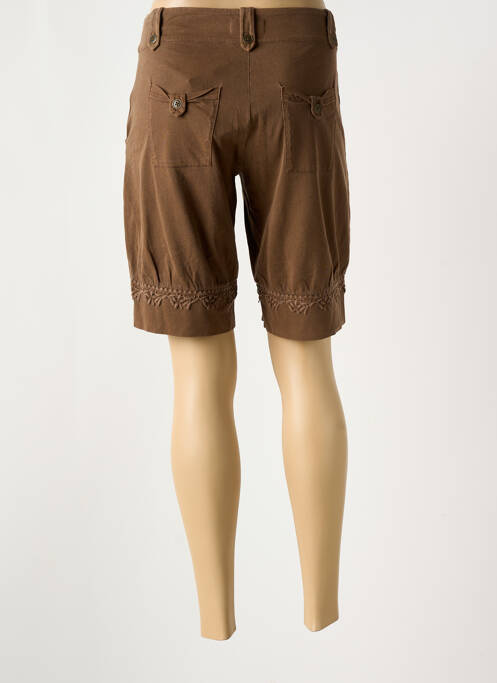 Bermudă maro MAIS IL EST OU LE SOLEIL femeie