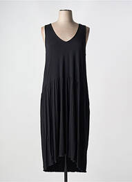 Rochie lungă fără mâneci fără mâneci negru MELLEM femme