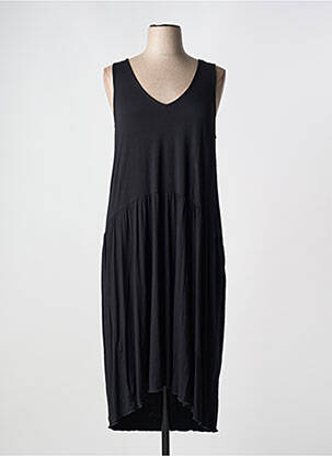 Rochie lungă negru MELLEM femeie