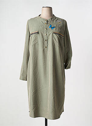 Rochie midi verde 5 HEARTS femeie