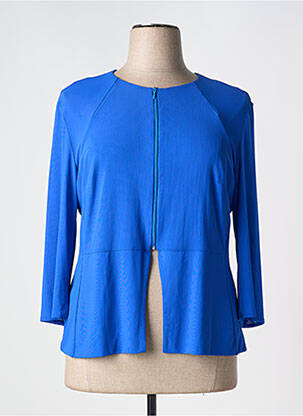 Jachete casual guler rotund albastru SALLY NEW YORK femeie
