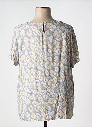 Bluză guler rotund mâneci scurte gri EUGEN KLEIN femeie