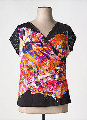 Top negru FUEN JEANS femeie