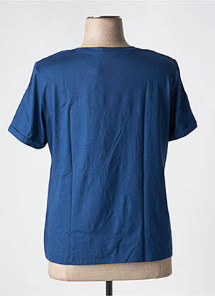 Tricou elasticitate mâneci scurte albastru EUGEN KLEIN femeie