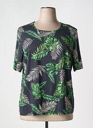 Tricou elasticitate mâneci scurte albastru EUGEN KLEIN femme