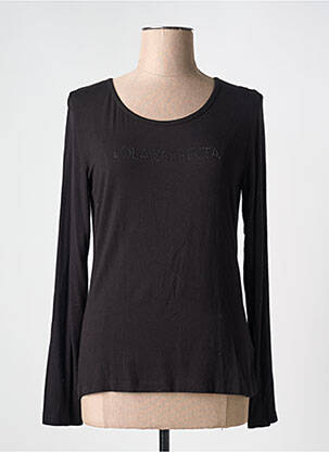 Tricou mâneci lungi mâneci lungi negru LOLA ESPELETA femeie