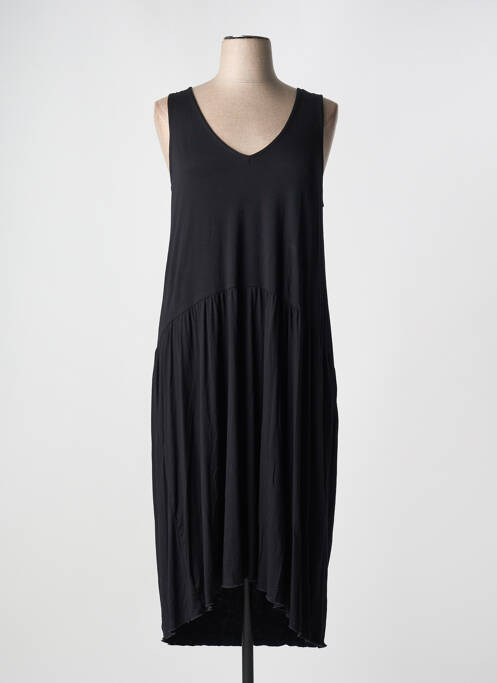 Rochie lungă negru MELLEM femeie