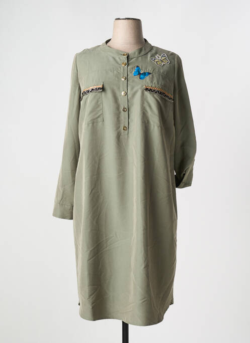 Rochie midi verde 5 HEARTS femeie