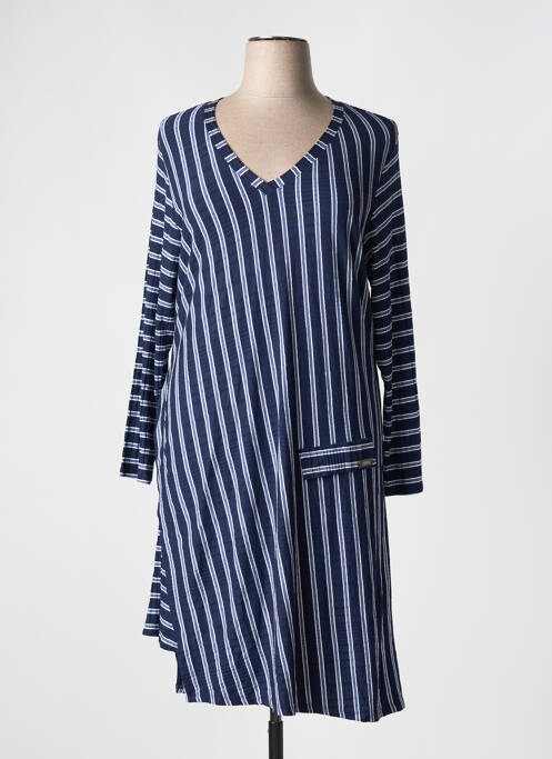 Rochie midi albastru 3322 femeie