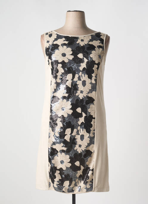 Rochie midi bej FUEGO WOMAN femeie