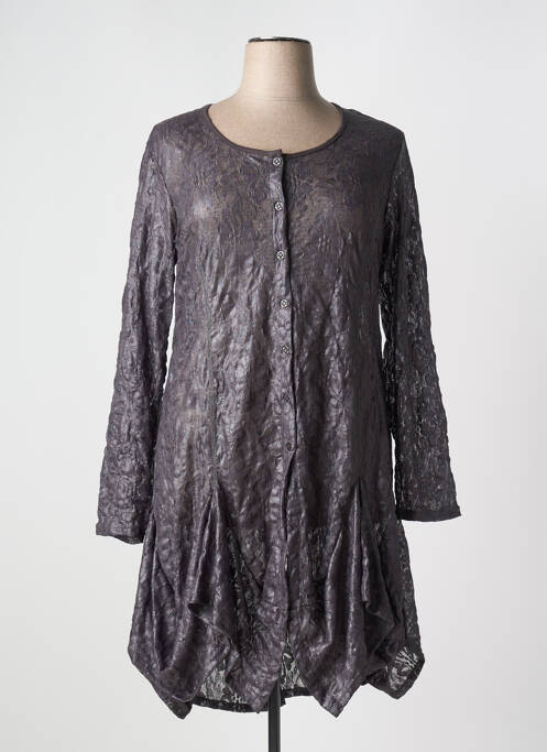 Rochie midi gri 3322 femeie