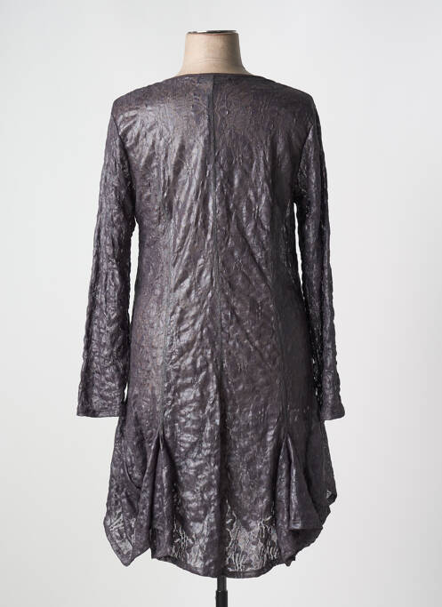 Rochie midi gri 3322 femeie