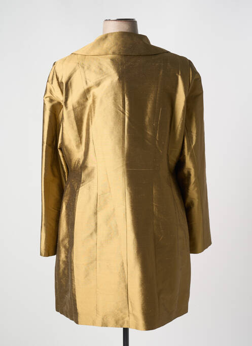 Palton lung auriu ELENA MIRO femeie