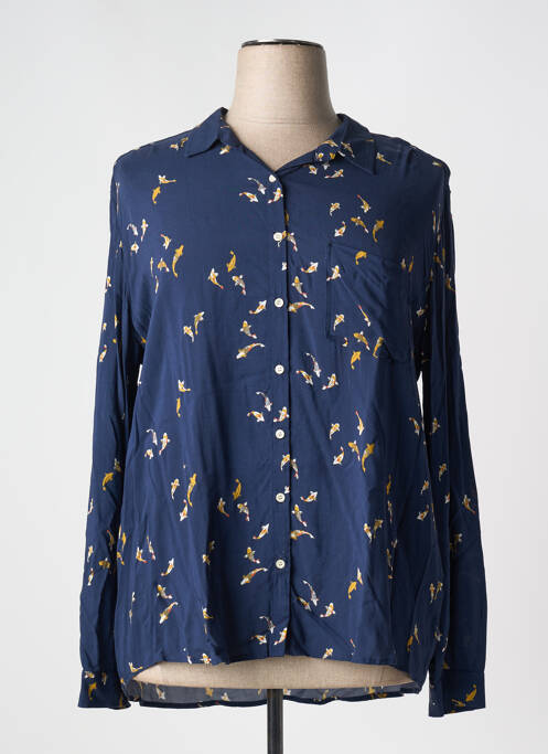 Cămașă imprimeu floral mâneci lungi albastru MAT DE MISAINE femme