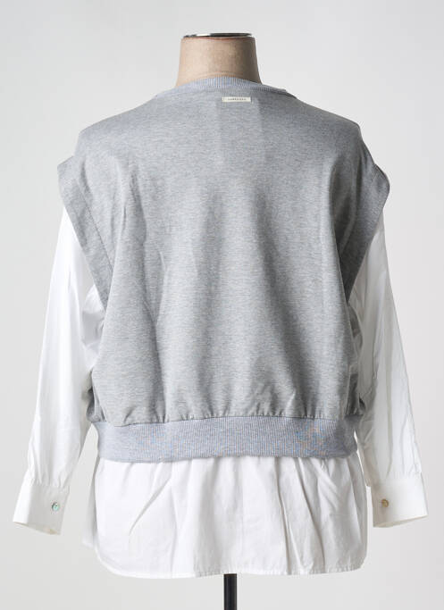 Tunică mâneci lungi gri HUMILITY femeie