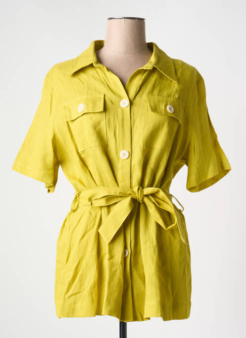 Tunică mâneci scurte verde ELEONORA AMADEI femeie