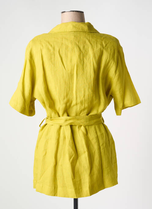 Tunică mâneci scurte verde ELEONORA AMADEI femeie