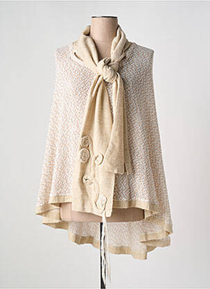 Poncho bej MARILU femeie