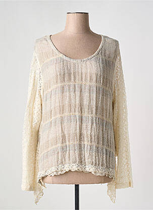 Top bej MARILU femeie