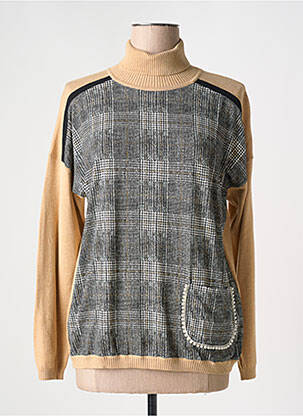 Pulover cu guler înalt bej EUGEN KLEIN femeie