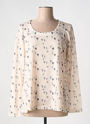 Tricou mâneci lungi mâneci lungi bej POUSSIERE D'ETOLE femeie