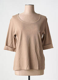 Tricou mâneci 3/4 mâneci 3/4 maro ARMOR LUX femme