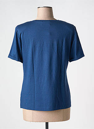 Tricou elasticitate mâneci scurte albastru EUGEN KLEIN femeie