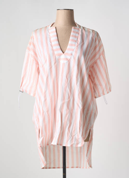 Tunică mâneci scurte roz TRUSSARDI JEANS femeie