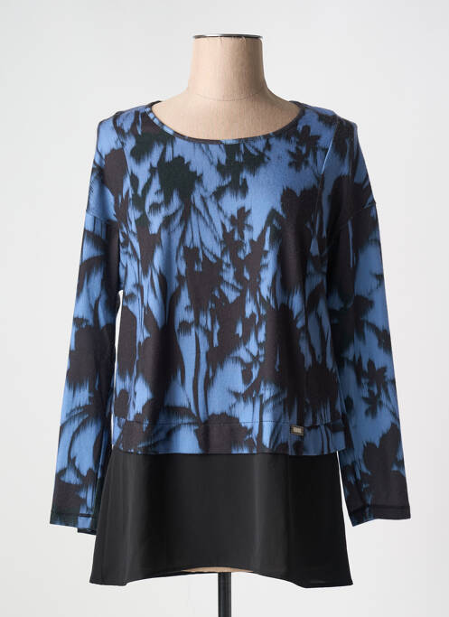 Tunică mâneci lungi albastru 3322 femeie