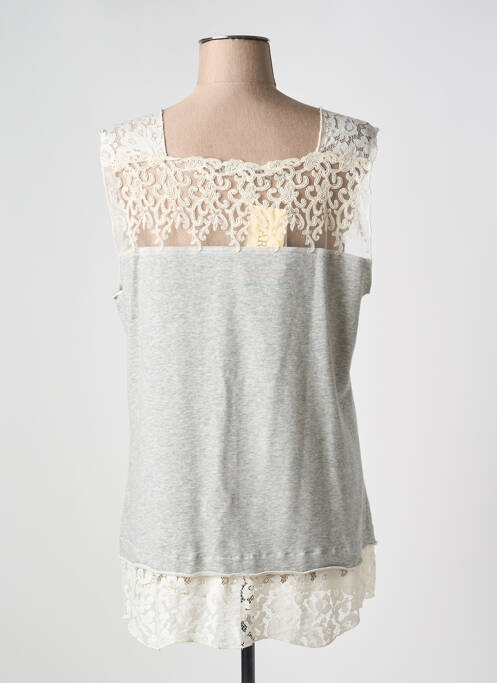 Tunică fără mâneci gri MARILU femeie