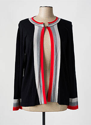 Vestă cu mâneci lungi negru ELEONORA AMADEI femeie