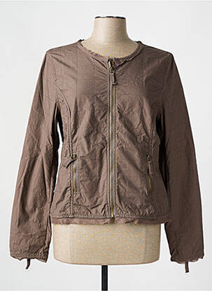 Jachete casual maro FLEUR DE SEL femeie