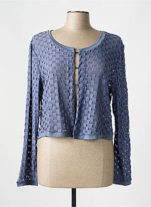 Vestă cu mâneci lungi gri 3322 femeie