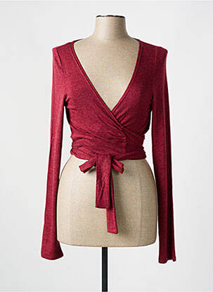 Cardigan petrecut roșu MYRINE & ME femeie