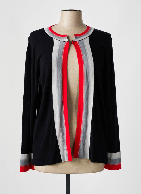 Vestă cu mâneci lungi negru ELEONORA AMADEI femeie