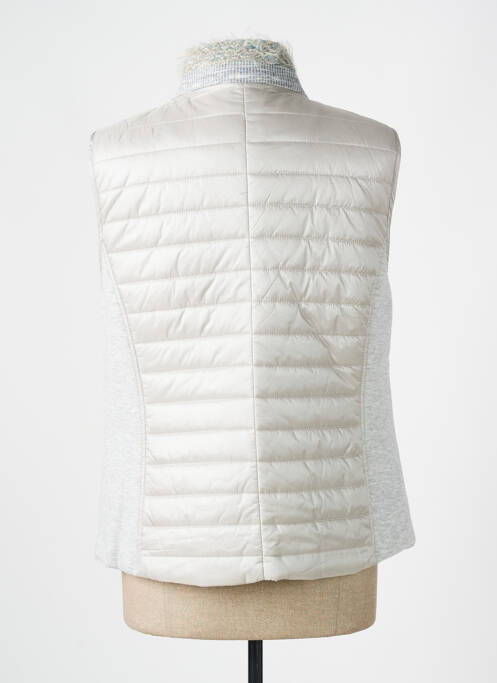 Geacă matlasată gri JUST WHITE femeie