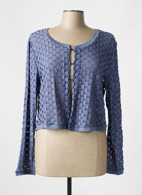 Vestă cu mâneci lungi gri 3322 femeie